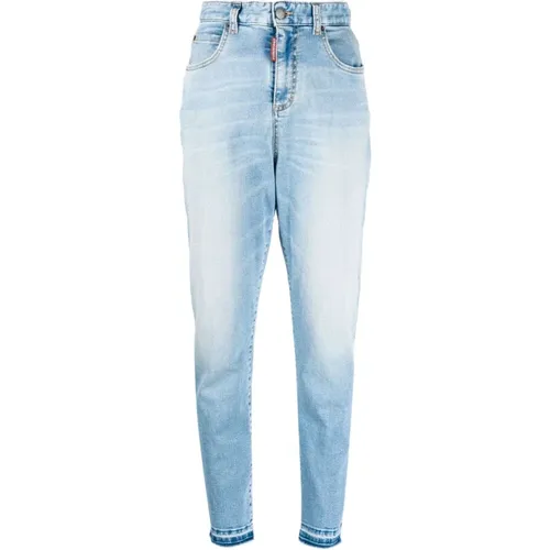 Blaue Skinny Jeans für Frauen , Damen, Größe: XS - Dsquared2 - Modalova