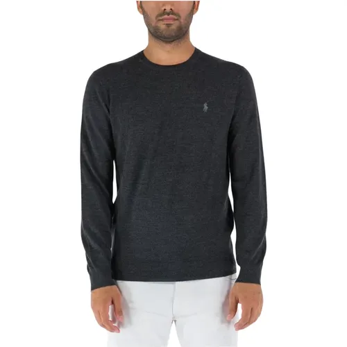 Cotton Crew Neck Sweater , male, Sizes: L, 2XL, S - Ralph Lauren - Modalova