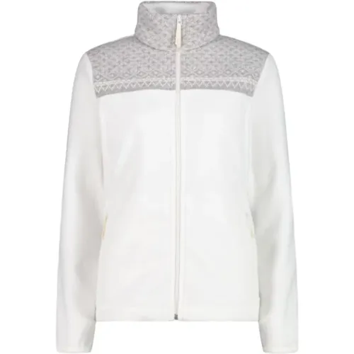 Cream Fleece Sweater Arctic Regular Fit , female, Sizes: XL, S, M, L, 2XL - CMP - Modalova