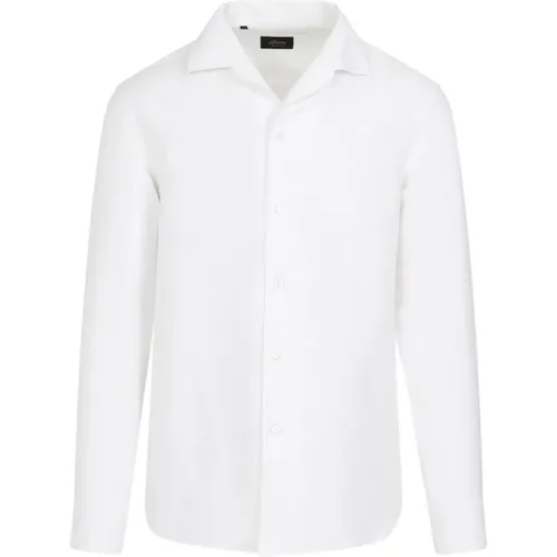 Weißes Hemd , Herren, Größe: S - Brioni - Modalova
