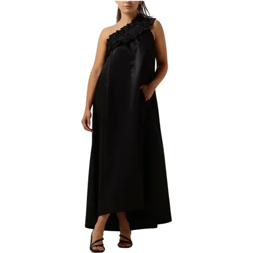 Schwarzes Maxikleid Cmava-Dress , Damen, Größe: L - Copenhagen Muse - Modalova