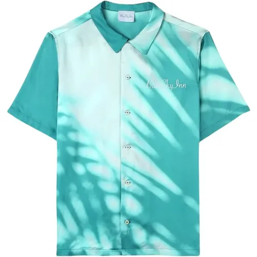 Sky Inn , Aqua Shadow Shirt , male, Sizes: L, M, XL - Blue Sky Inn - Modalova