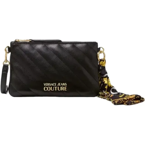 Quilted Logo Pouch , female, Sizes: ONE SIZE - Versace Jeans Couture - Modalova