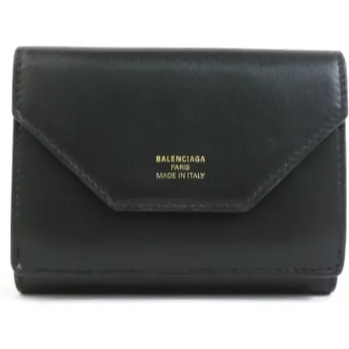 Pre-owned Leather wallets , female, Sizes: ONE SIZE - Balenciaga Vintage - Modalova