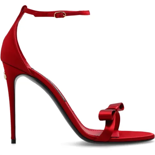 ‘Keira’ heeled sandals , female, Sizes: 5 UK, 3 UK, 6 UK, 7 1/2 UK, 5 1/2 UK, 7 UK, 6 1/2 UK - Dolce & Gabbana - Modalova
