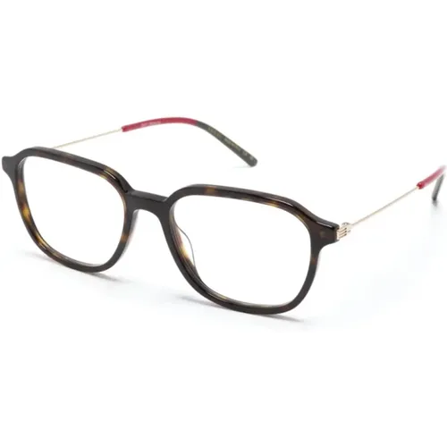 Braun/Havanna Optische Brille , Herren, Größe: 52 MM - Gucci - Modalova