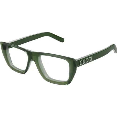 Modische Brille in Schwarz , Herren, Größe: 52 MM - Gucci - Modalova