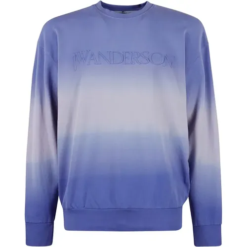 Gradient Bestickter Sweatshirt - JW Anderson - Modalova