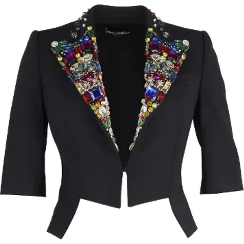 Pre-owned Wool outerwear , female, Sizes: M - Dolce & Gabbana Pre-owned - Modalova