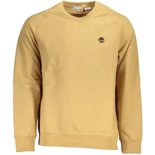 Sweatshirt mit Besticktem Rundhalsausschnitt , Herren, Größe: S - Timberland - Modalova