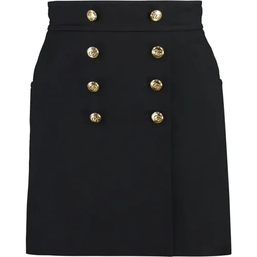 Silk Wool Skirt Aw20 , female, Sizes: XS, S - Gucci - Modalova
