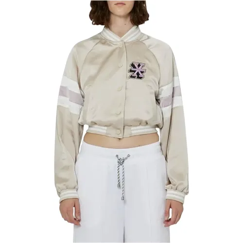 Mandel Synthetische Jacke für Damen , Damen, Größe: M - Richmond - Modalova