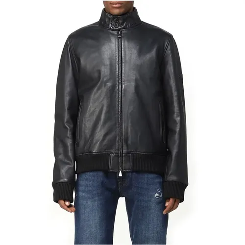Leather Jacket for Men , male, Sizes: 2XL - Roy Roger's - Modalova