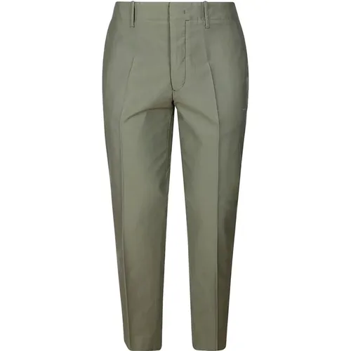 Front Pleated Chino Trousers , male, Sizes: 2XL, XL, 3XL, M, L - Hindustrie - Modalova