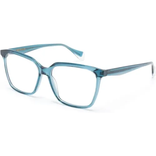 Blaue Optische Brille für den Alltag , unisex, Größe: 54 MM - Gigi Studios - Modalova