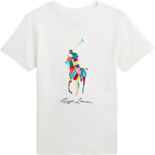 Big Pony Weißes T-Shirt - Polo Ralph Lauren - Modalova