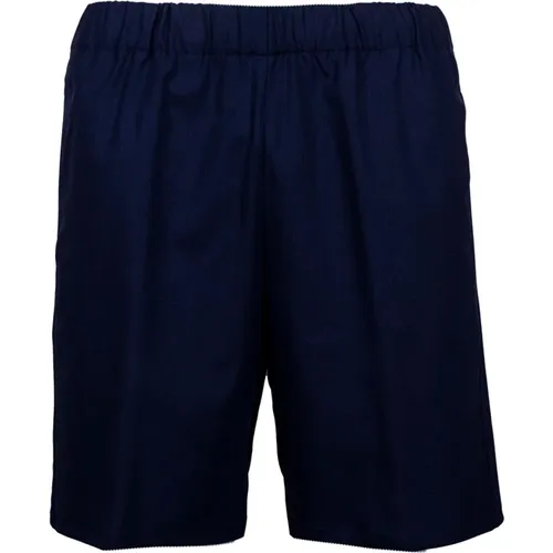 Herren Bermuda Shorts aus reiner Schurwolle , Herren, Größe: XL - Mauro Grifoni - Modalova