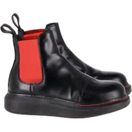 Pre-owned Leder boots , Damen, Größe: 36 EU - Alexander McQueen Pre-owned - Modalova