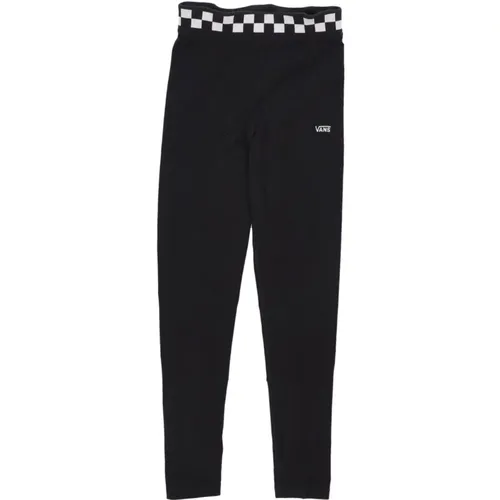 Checkmate Legging Schwarz Elastischer Bund , Damen, Größe: XS - Vans - Modalova