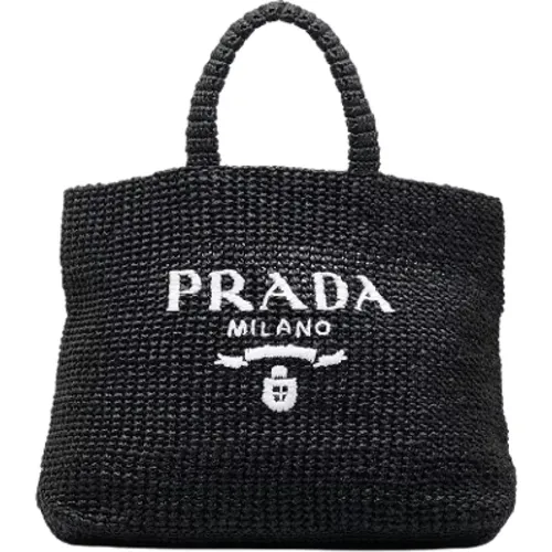 Pre-owned Raffia prada-bags , female, Sizes: ONE SIZE - Prada Vintage - Modalova