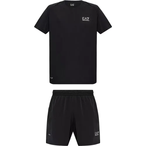 Trainingsset , Herren, Größe: L - Emporio Armani EA7 - Modalova