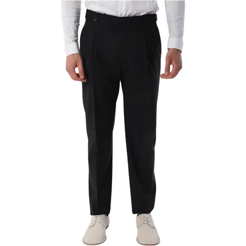 Wool Pants with Button Closure , male, Sizes: 2XL, XL, L - Tagliatore - Modalova