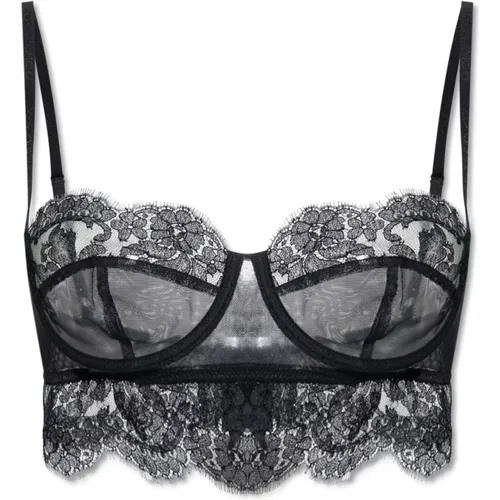 Lace bra , female, Sizes: L, M, XS - Dolce & Gabbana - Modalova