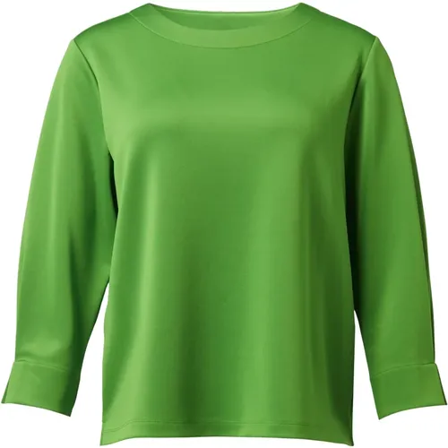 Jersey Sweatshirt , female, Sizes: XL, L, M, 2XL, XS - comma - Modalova