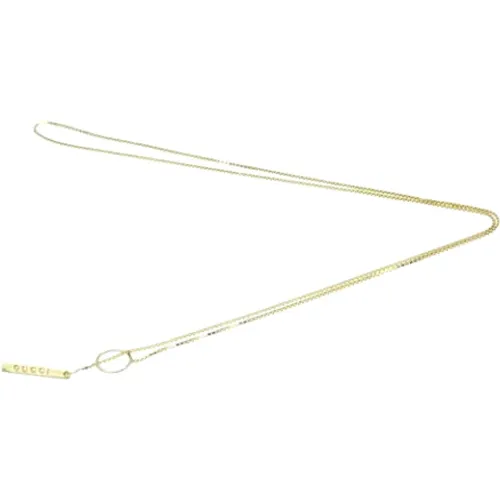 Pre-owned Gold necklaces , female, Sizes: ONE SIZE - Gucci Vintage - Modalova