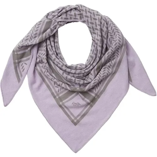 Cashmere Triangle Trinity Kiko Stone , female, Sizes: ONE SIZE - Lala Berlin - Modalova