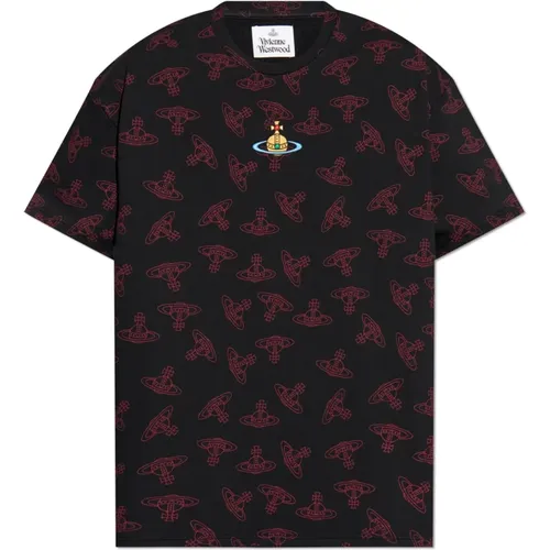 Oversize Logo T-Shirt , Herren, Größe: XL - Vivienne Westwood - Modalova
