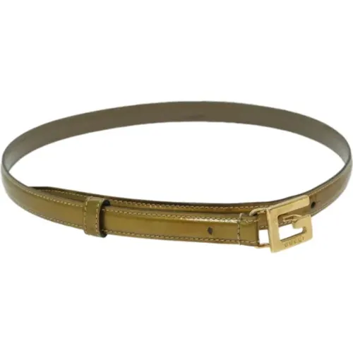 Pre-owned Leather belts , female, Sizes: ONE SIZE - Gucci Vintage - Modalova