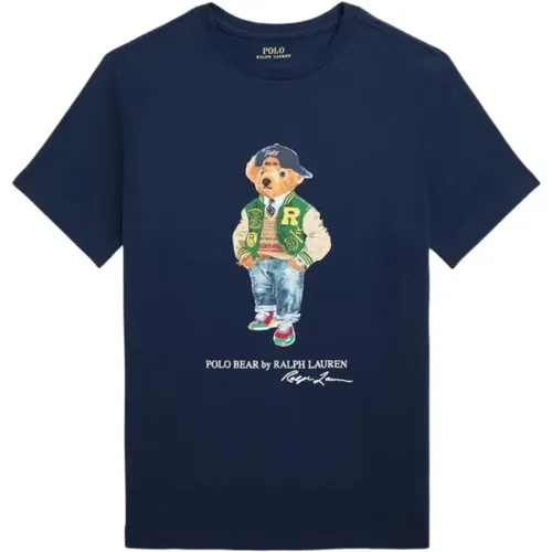 Navy Bear Polo Shirt - Polo Ralph Lauren - Modalova