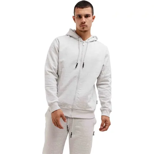 Mens Hooded Tracksuit , male, Sizes: M, L, S - carlo colucci - Modalova