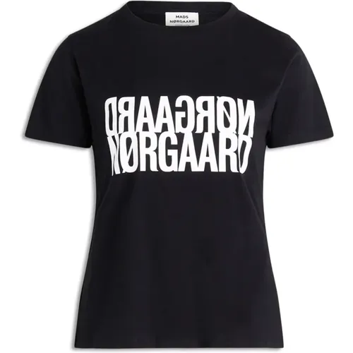 T-Shirt , female, Sizes: S - Mads Nørgaard - Modalova