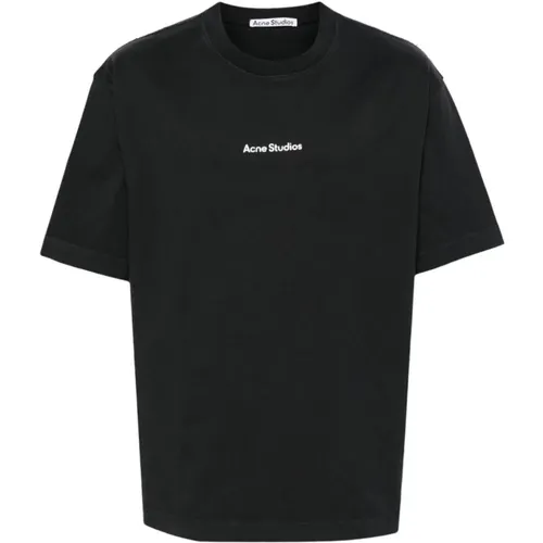 Lässiges Baumwoll T-Shirt , Herren, Größe: L - Acne Studios - Modalova