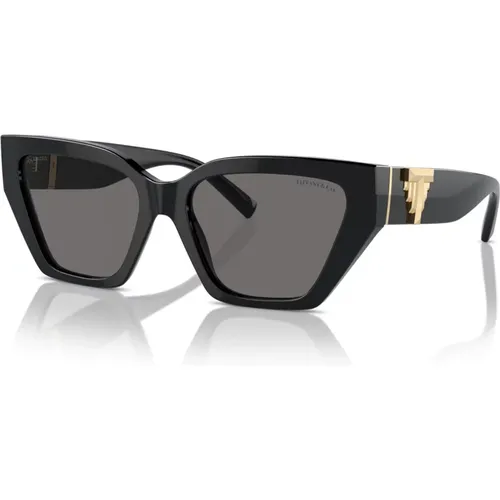 Dark Grey Sunglasses for Women , female, Sizes: 55 MM - Tiffany - Modalova