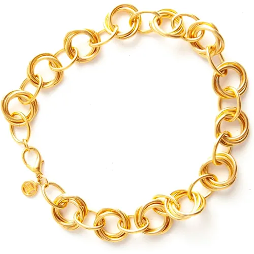 Tone round double link necklace , female, Sizes: ONE SIZE - Givenchy Pre-owned - Modalova
