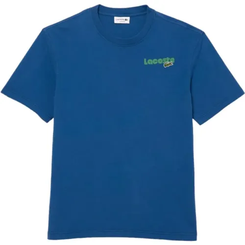 Blaues Gewaschenes Verlauf T-Shirt für Männer - Lacoste - Modalova