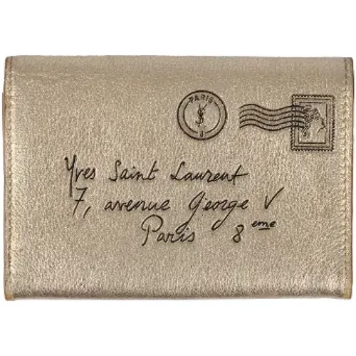 Pre-owned Leather wallets , female, Sizes: ONE SIZE - Yves Saint Laurent Vintage - Modalova