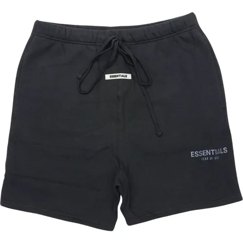 Schwarze Essentials Sweat Shorts Limited Edition , Herren, Größe: M - Fear Of God - Modalova