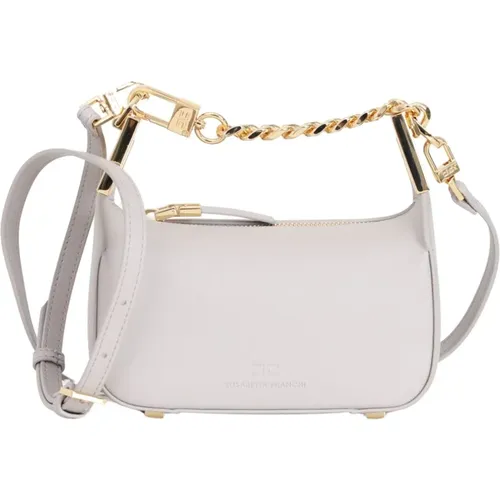 Mini Metallic Logo Handbag , female, Sizes: ONE SIZE - Elisabetta Franchi - Modalova