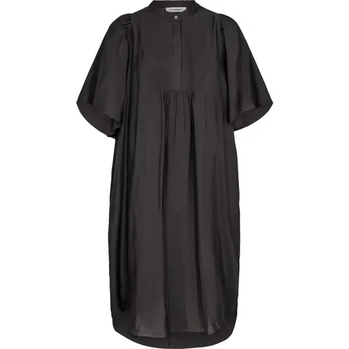 Buttoned V-Neck Midi Dress , female, Sizes: L, XS, S, XL, M - Co'Couture - Modalova