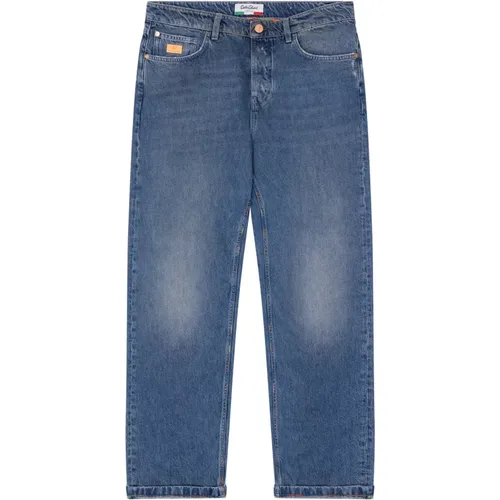 Premium Baggy Fit Jeans Bronx , Herren, Größe: W34 - carlo colucci - Modalova