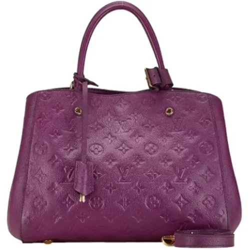 Pre-owned Leather louis-vuitton-bags , female, Sizes: ONE SIZE - Louis Vuitton Vintage - Modalova