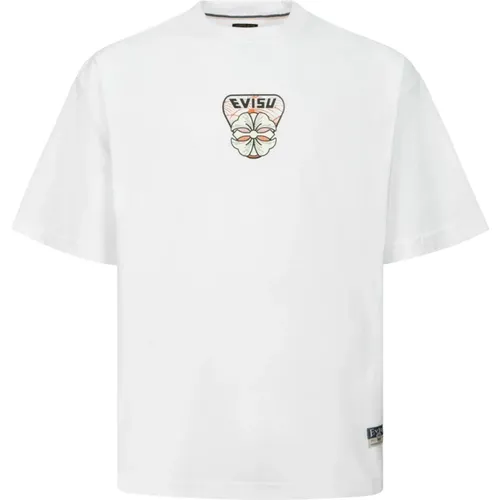 Short Sleeve T-Shirt , male, Sizes: L, M, XL - Evisu - Modalova