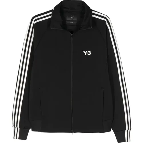 Stripes logo zipped jacket , male, Sizes: S, M, L, XL - Y-3 - Modalova