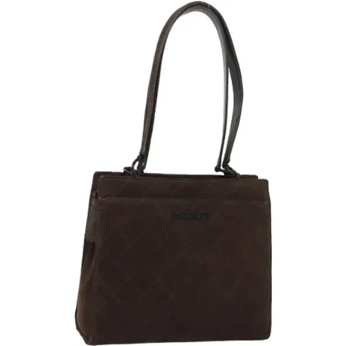 Pre-owned Suede totes , female, Sizes: ONE SIZE - Chanel Vintage - Modalova