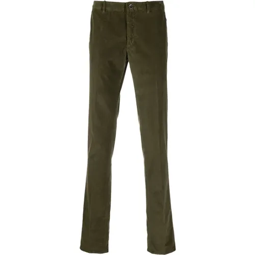 Slim Fit Corduroy Pants , male, Sizes: 3XL - Incotex - Modalova