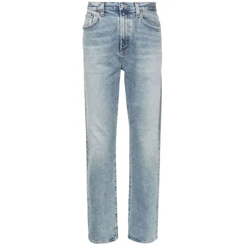 Hellblaue Distressed Jeans , Herren, Größe: W29 - Agolde - Modalova